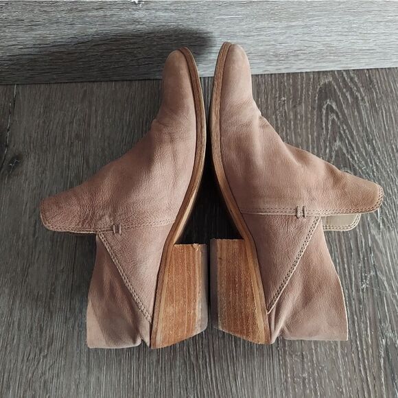 SAM EDELMAN Prentice Convertible Tan Ankle Boots Mules Size 8M - Picture 6 of 12